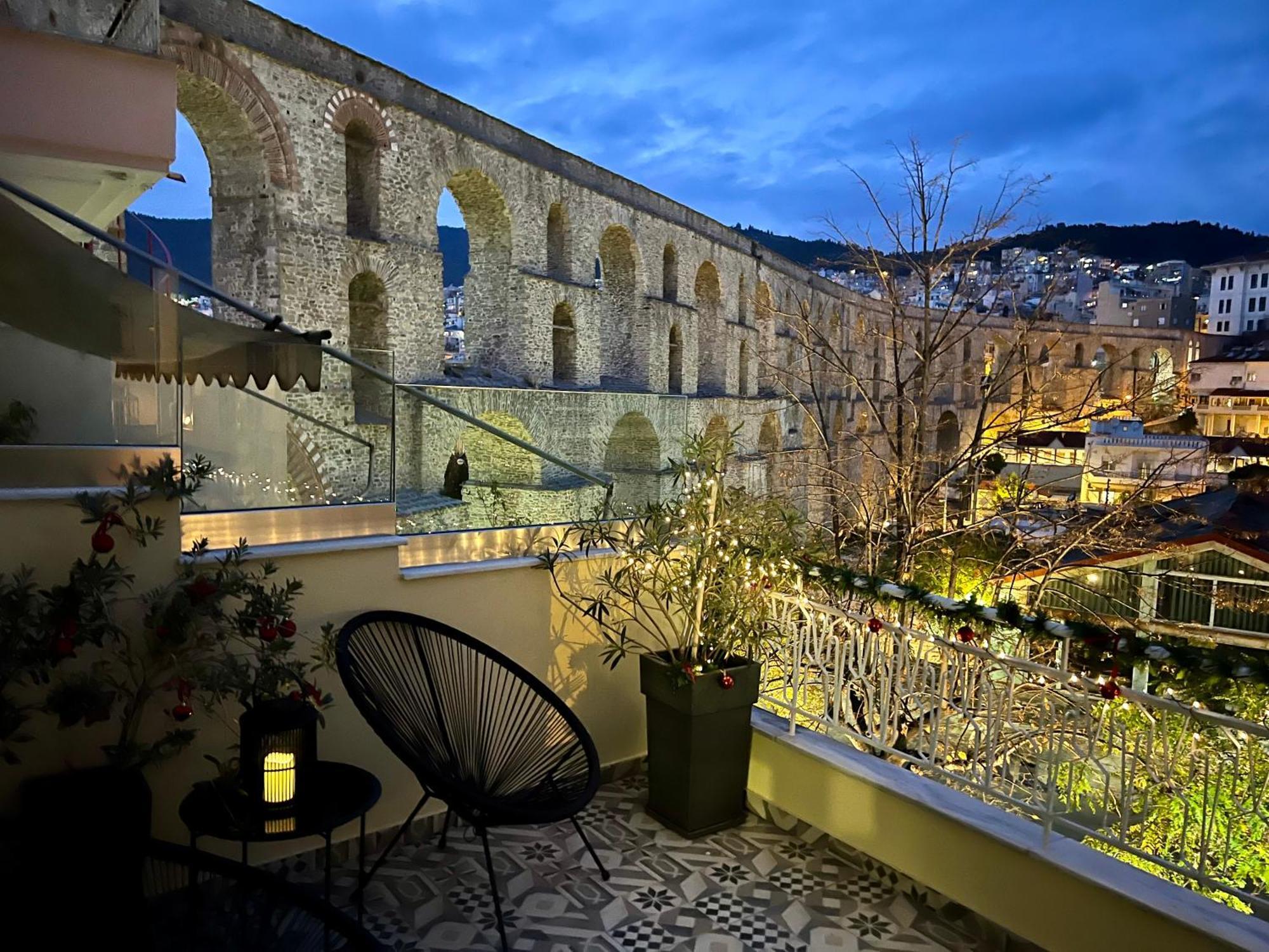 Apartamento Under The Aqueduct Boutique House Kavala Exterior foto
